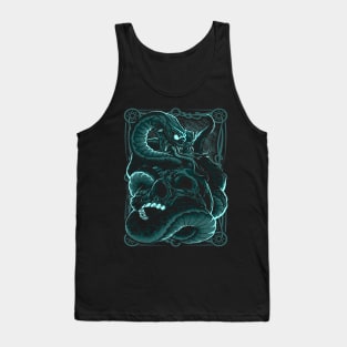 Skull with Snake 01 Tank Top